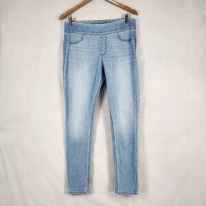 Old Navy Mid Rise Jeggings Women's Sz 10 Light Wash Ankle Stretch Pull On Pants